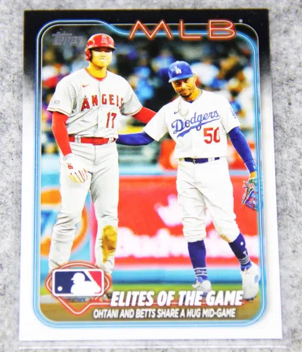 2024 Mookie Betts & Shohei Ohtani #138 Topps Series 1 MLB Elites of the Game - front