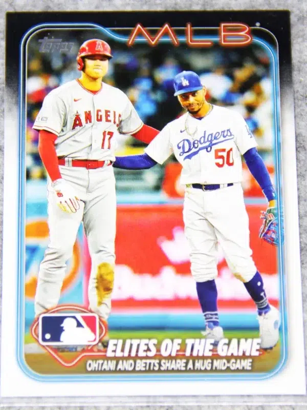 2024 Mookie Betts & Shohei Ohtani #138 Topps Series 1 MLB Elites of the Game - front
