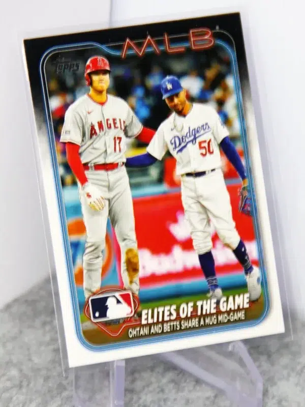 2024 Mookie Betts & Shohei Ohtani #138 Topps Series 1 MLB Elites of the Game - stand