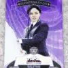 2024 Tessa Thompson as Valkyrie #CC-66 Marvel Finding Unicorn Disintegration Thunder Purple Foil Lava SN#92 - front