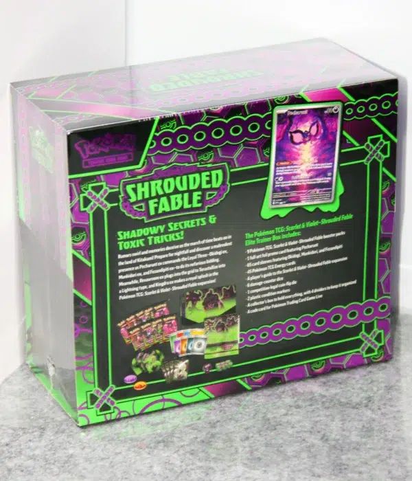 Pokemon TCG Scarlet & Violet Shrouded Fable Elite Trainer Box - back