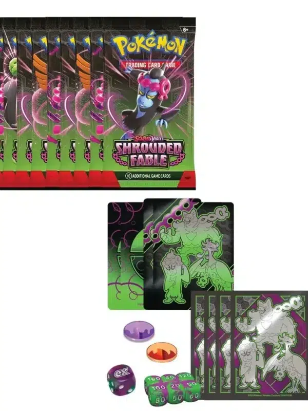 Pokemon TCG Scarlet & Violet Shrouded Fable Elite Trainer Box - overview