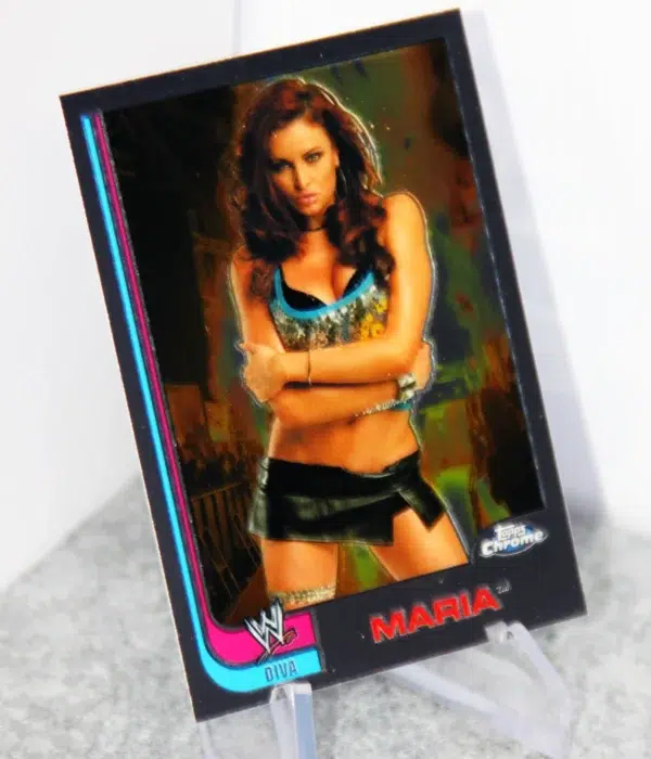 2008 Maria #65 Topps Chrome WWE Diva Heritage III - stand
