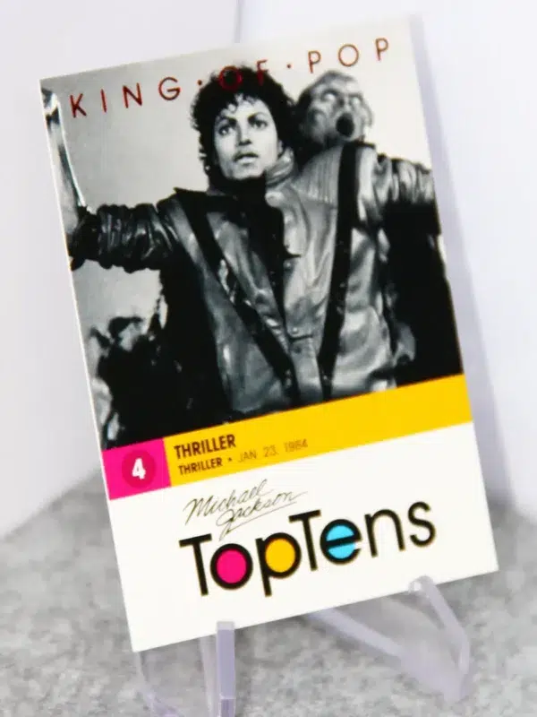 2011 Michael Jackson #170 Panini King of Pop TopTens Thriller - stand