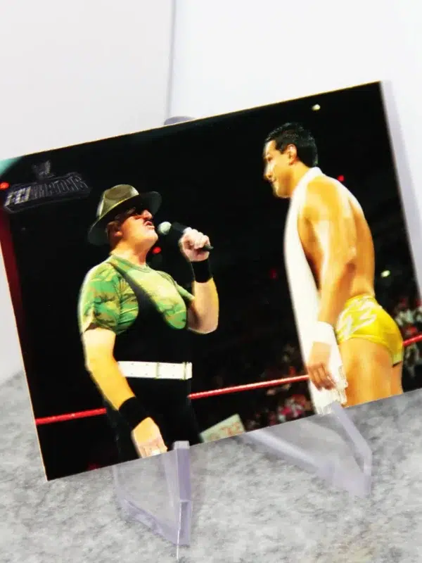 2011 Sgt. Slaughter #72 Topps WWE Champions Wrestling - stand