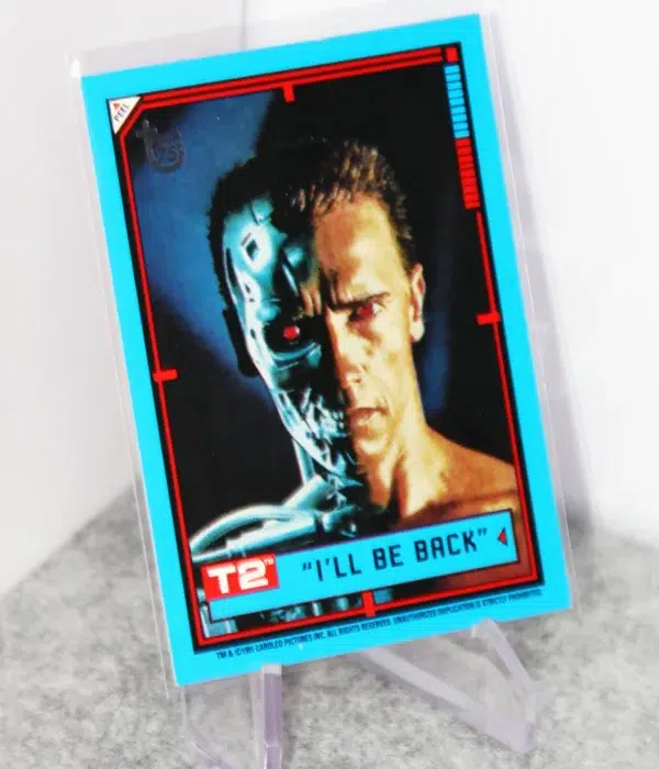2013 Arnold Schwarzenegger #97 Topps 75th Anniversary 1991 Terminator 2 Judgement Day - stand