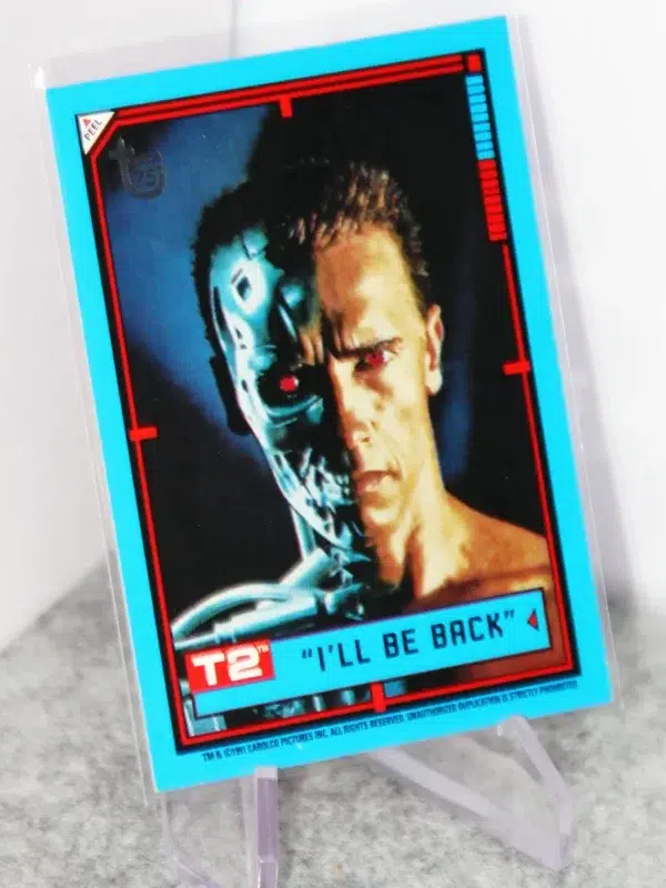 2013 Arnold Schwarzenegger #97 Topps 75th Anniversary 1991 Terminator 2 Judgement Day - stand