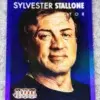 2015 Sylvester Stallone #35 Panini Americana Actor Blue Parallell - front