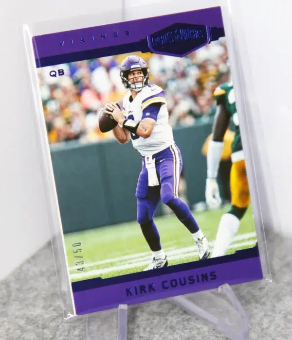 2017 Kirk Cousins #114 Panini Plates and Patches Blue Parallel SN#43 - stand