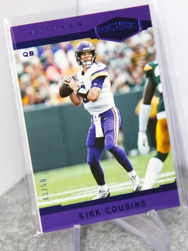 2017 Kirk Cousins #114 Panini Plates and Patches Blue Parallel SN#43 - stand