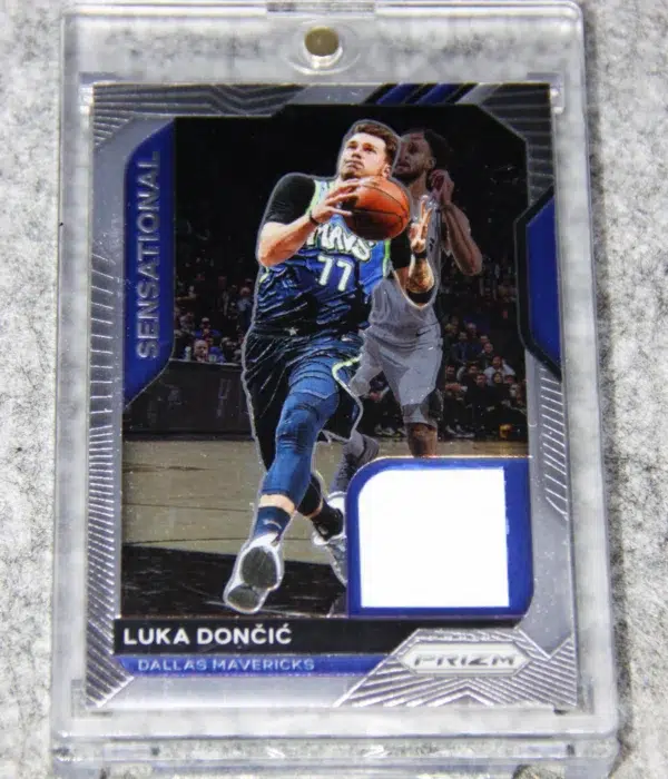 2020-21 Luka Doncic #SSW-LUK Panini Prizm Sensational Swatches - front