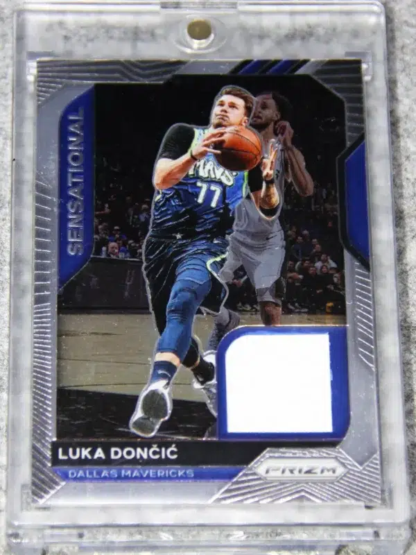 2020-21 Luka Doncic #SSW-LUK Panini Prizm Sensational Swatches - front