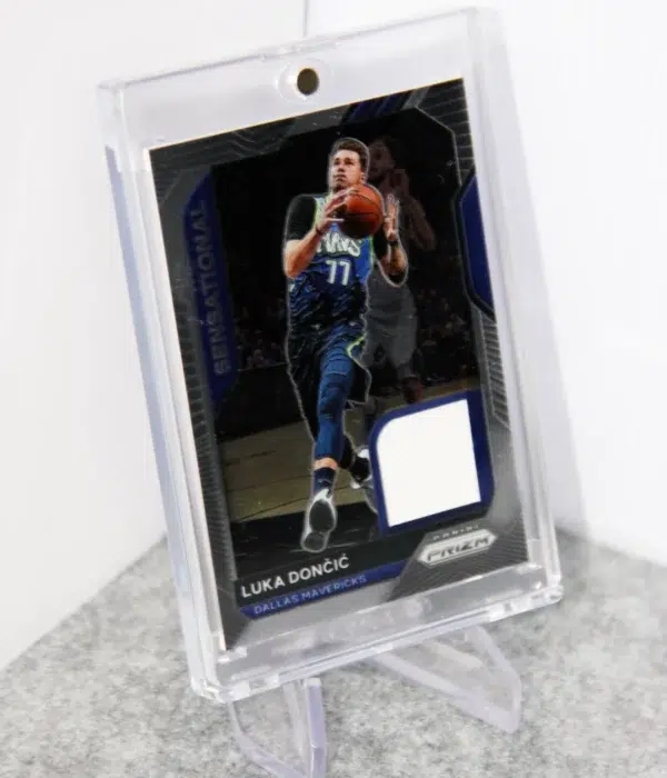 2020-21 Luka Doncic #SSW-LUK Panini Prizm Sensational Swatches - stand