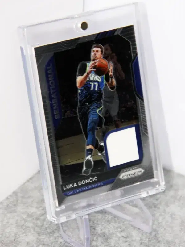 2020-21 Luka Doncic #SSW-LUK Panini Prizm Sensational Swatches - stand