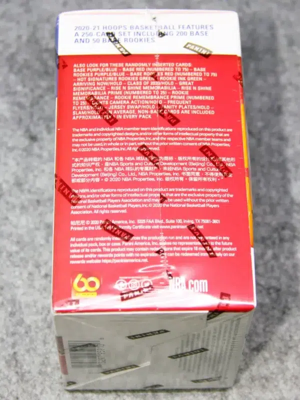 2020-21 Panini NBA Hoops Blaster Box - Sealed - side