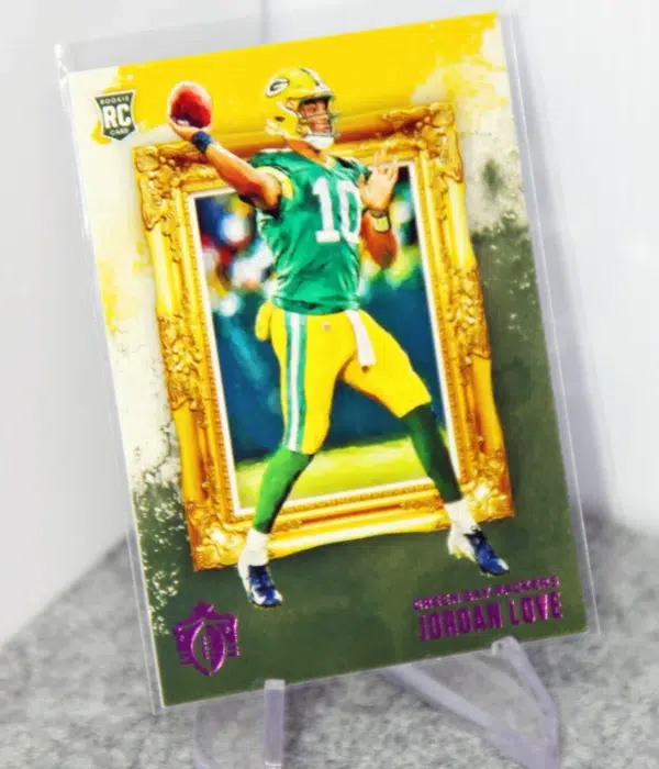 2020 Jordan Love #GK-4 Panini Chronicles Gridiron Kings Pink Parallel RC - stand