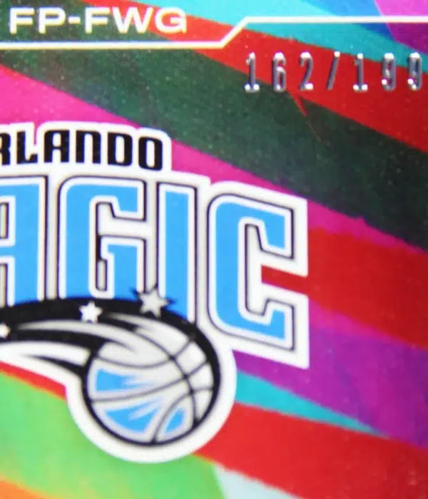 2021-22 Franz Wagner #FP-FWG Panini Court Kings Fresh Paint Autograph RC SN#162 - detail