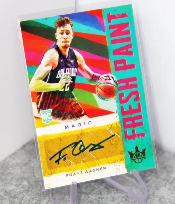 2021-22 Franz Wagner #FP-FWG Panini Court Kings Fresh Paint Autograph RC SN#162 - stand