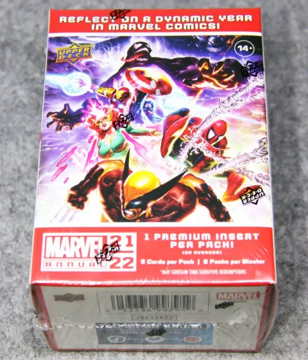 2021-22 Upper Deck Marvel Annual Blaster Box - Sealed - front