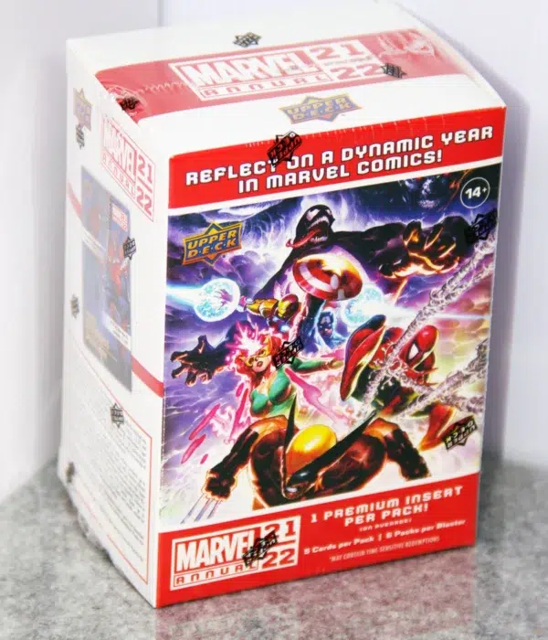 2021-22 Upper Deck Marvel Annual Blaster Box - Sealed - stand