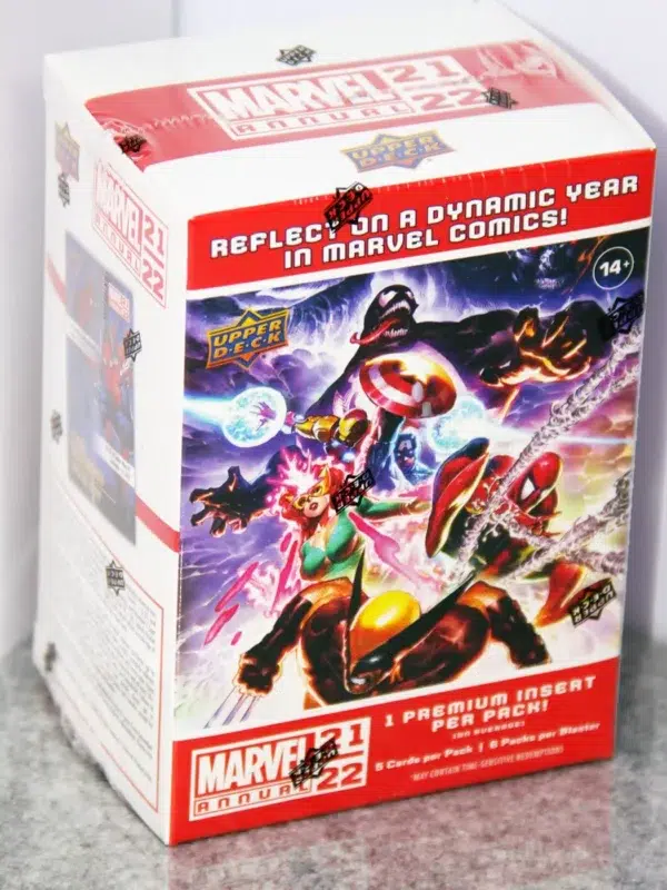 2021-22 Upper Deck Marvel Annual Blaster Box - Sealed - stand