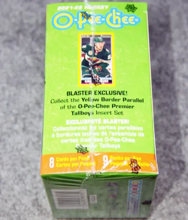 2021-22 Upper Deck O-Pee-Chee Hockey NHL Blaster Box - Sealed - side