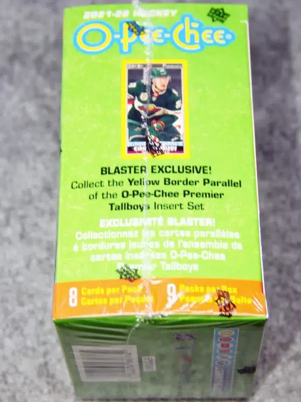 2021-22 Upper Deck O-Pee-Chee Hockey NHL Blaster Box - Sealed - side