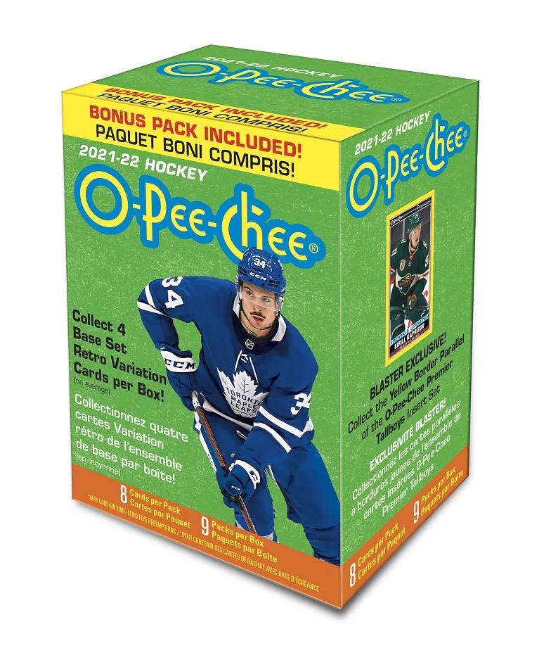 2021-22 Upper Deck O-Pee-Chee Hockey NHL Blaster Box - Sealed - supplier