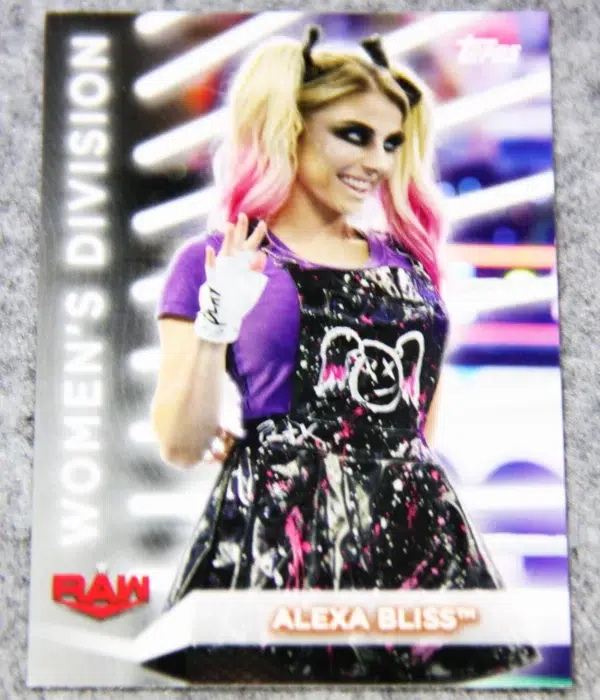 2021 Alexa Bliss #R-1 Topps RAW Women's Division - front