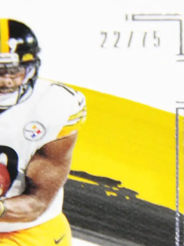 2021 Juju Smith-Schuster #82 Panini Impeccable Football SN#22 - detail