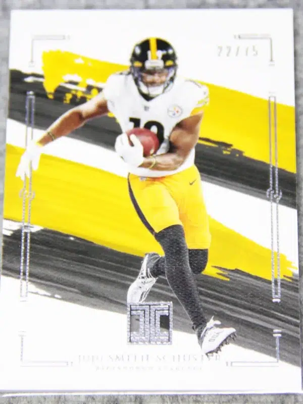 2021 Juju Smith-Schuster #82 Panini Impeccable Football SN#22 - front