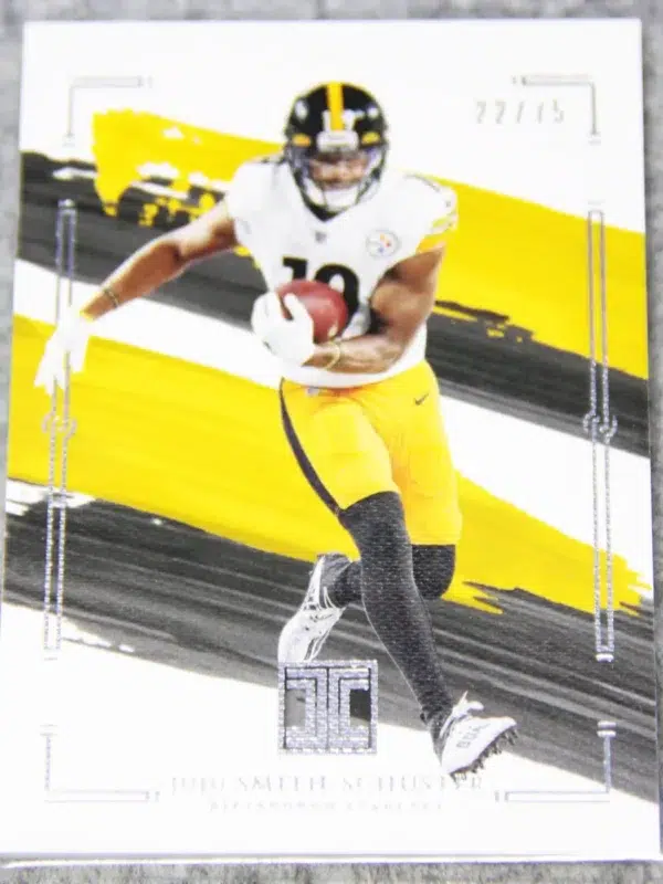 2021 Juju Smith-Schuster #82 Panini Impeccable Football SN#22 - front