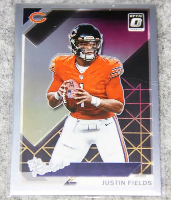 2021 Justin Fields #TR-4 Panini Donruss Optic The Rookies RC - front