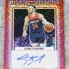 2022-23 Corey Kispert #OG-CKP Panini Donruss Optic Choice Opti-Graphs Red Mojo Autograph - front