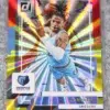 2022-23 Ja Morant #156 Panini Donruss Red Yellow Holo Laser - front