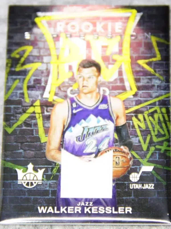 2022-23 Walker Kessler #REM-WKJ Panini Court Kings Rookie Expression RC - front