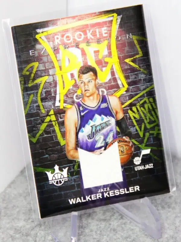 2022-23 Walker Kessler #REM-WKJ Panini Court Kings Rookie Expression RC - stand