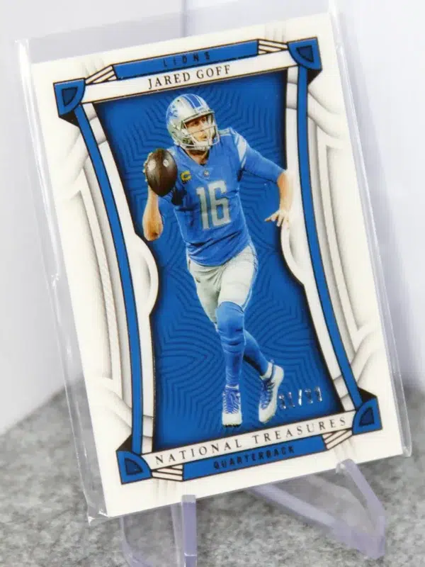 2022 Jared Goff #78 Panini National Treasures Football SN#31 - stand