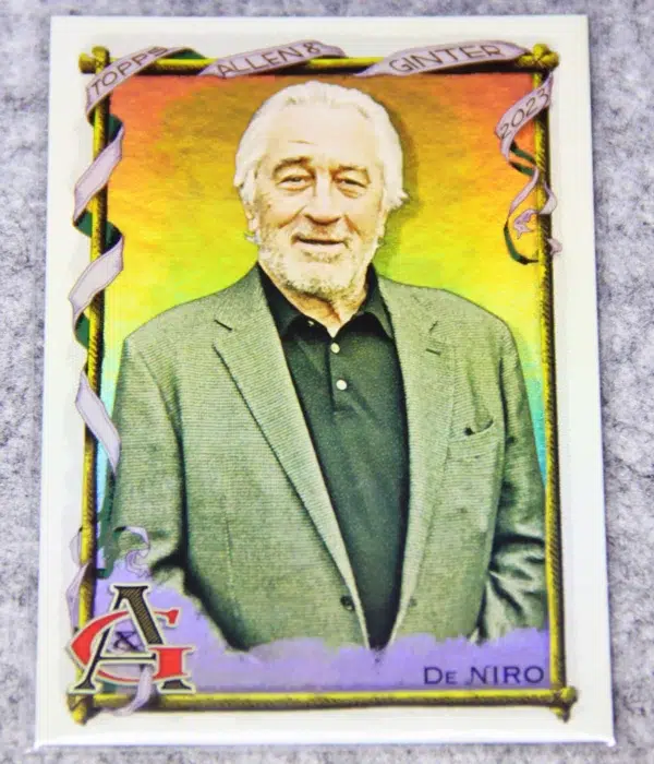 2022 Robert de Niro #280 Topps Allen & Ginter Silver Foil Hot Box - front