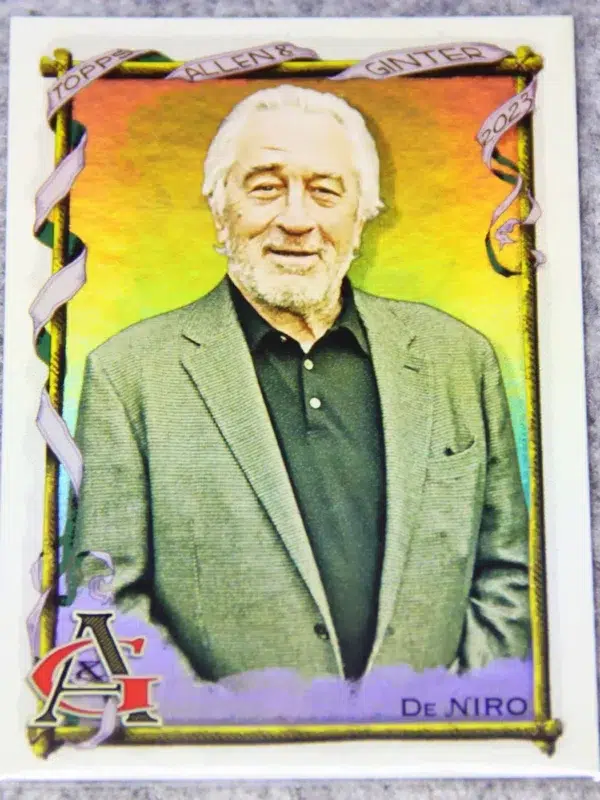 2023 Robert de Niro #280 Topps Allen & Ginter Silver Foil Hot Box - front