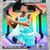 2023-24 Brandon Miller #17 Panini Prizm Emergent Silver Prizm - front