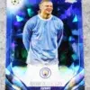 2023-24 Erling Haaland #CVS-10 Topps Chrome UEFA Champions League Variation Sapphire Refractor - front