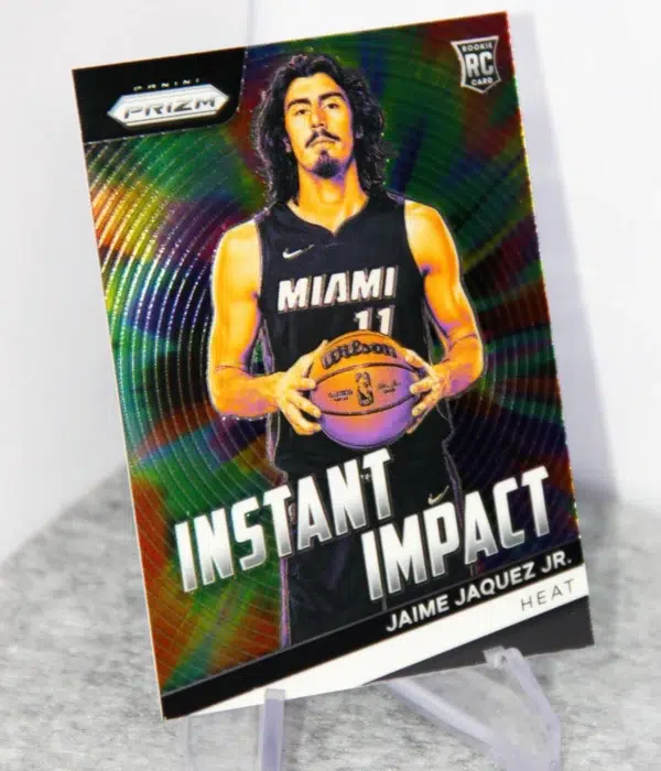 2023-24 Jaime Jaquez Jr. #23 Panini Prizm Instant Impact RC - stand