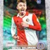 2023-24 Patrik Walemark #35 Topps Stadium Club Chrome UEFA Europa League Green Lightning Refractor SN#67 - front