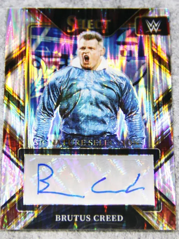2023 Brutus Creed #SL-BCR Panini Select WWE Signature Selections - front