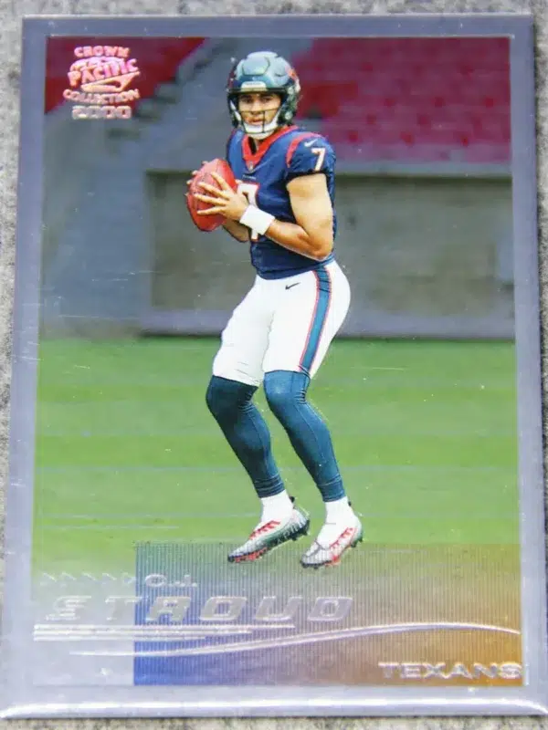 2023 C.J. Stroud #7 Panini Zenith Crown Pacific Collection 2000 Silver Foil RC - front