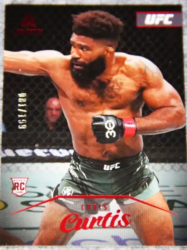 2023 Chris Curtis #155 Panini Luminance Rookie Red Parallel RC SN#81 - front