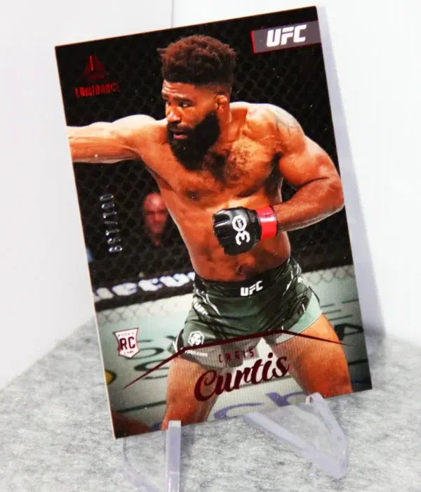 2023 Chris Curtis #155 Panini Luminance Rookie Red Parallel RC SN#81 - stand