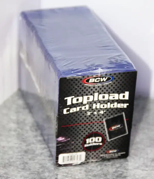 BCW Topload 100x Normal Card Holders 3 x 4 20pt - stand