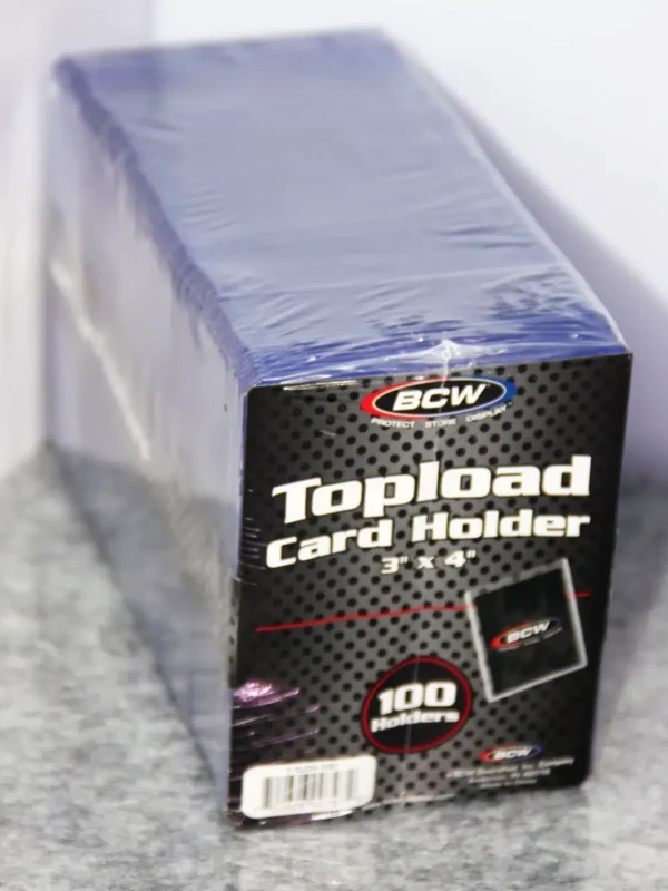 BCW Topload 100x Normal Card Holders 3 x 4 20pt - stand